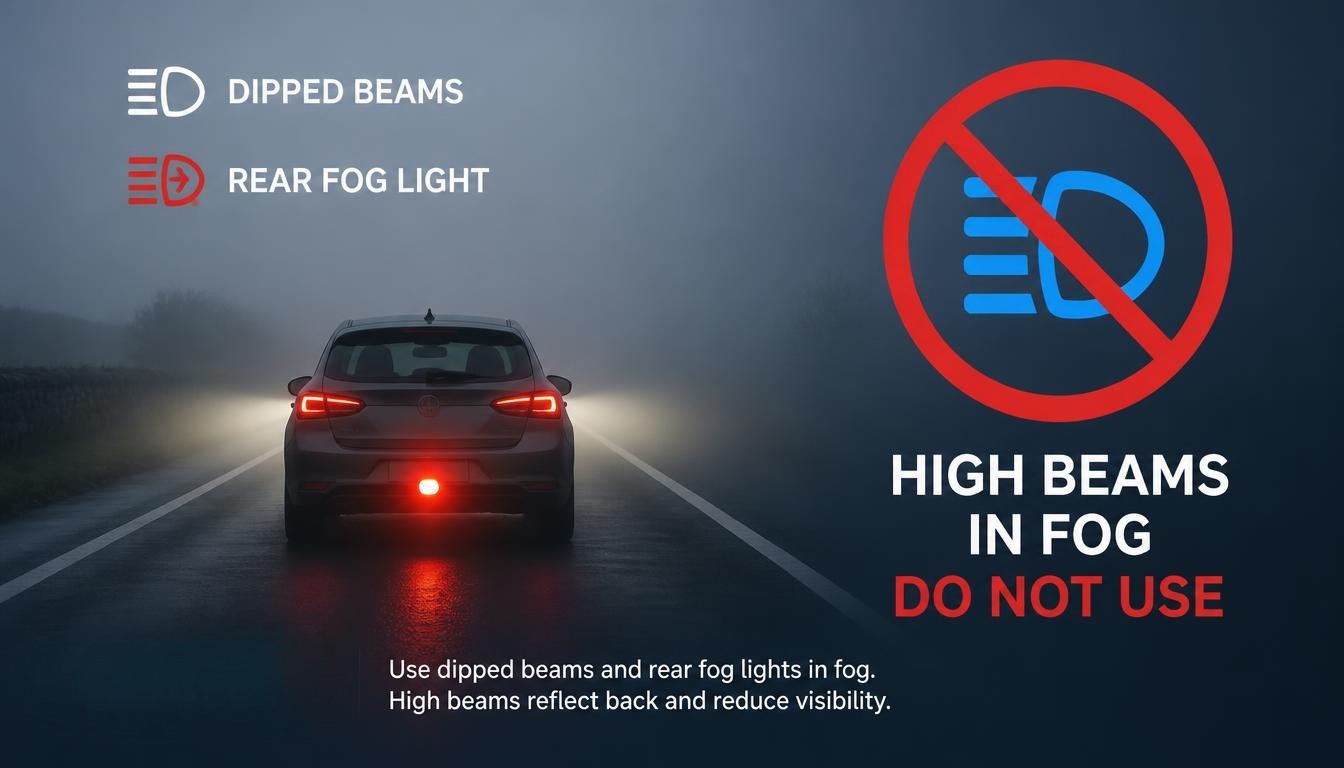 Driving in rain, fog, ice and at night