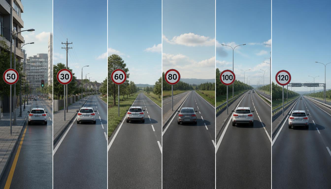 Speed limits in Ireland